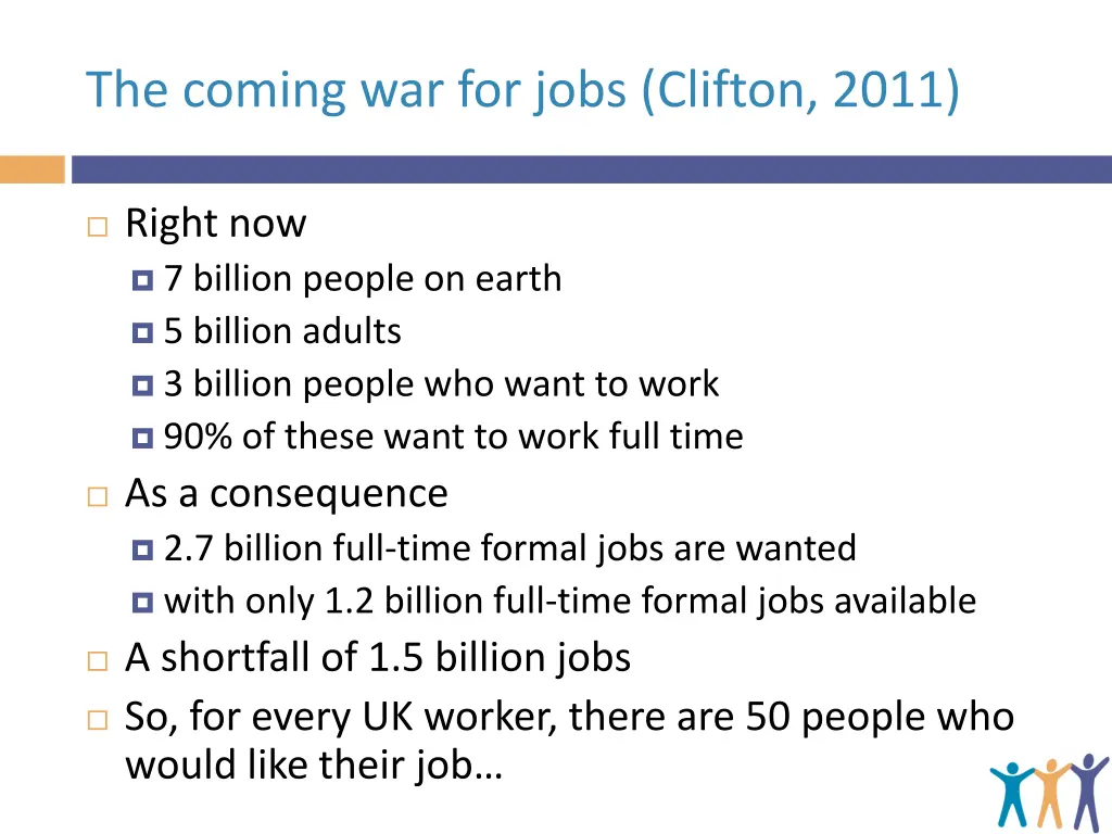 the coming war for jobs clifton 2011