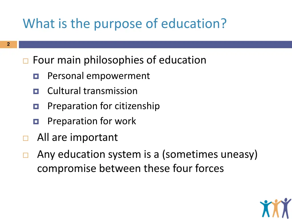 what is the purpose of education