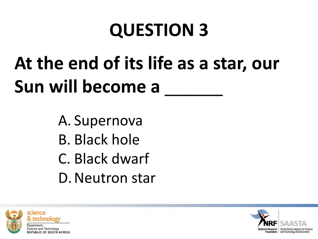 question 3