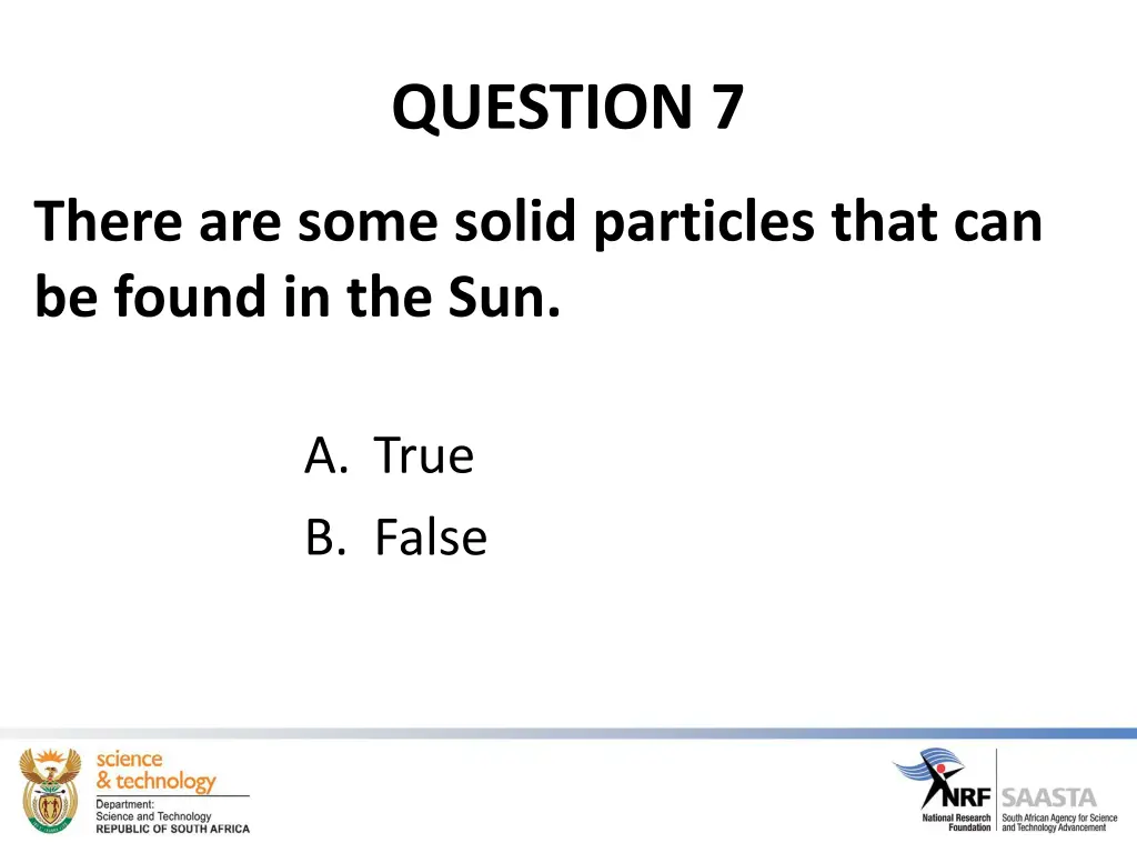 question 7