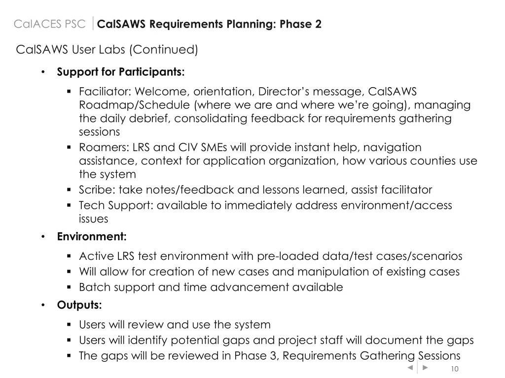 calaces psc 3