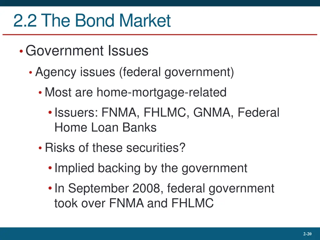 2 2 the bond market 1