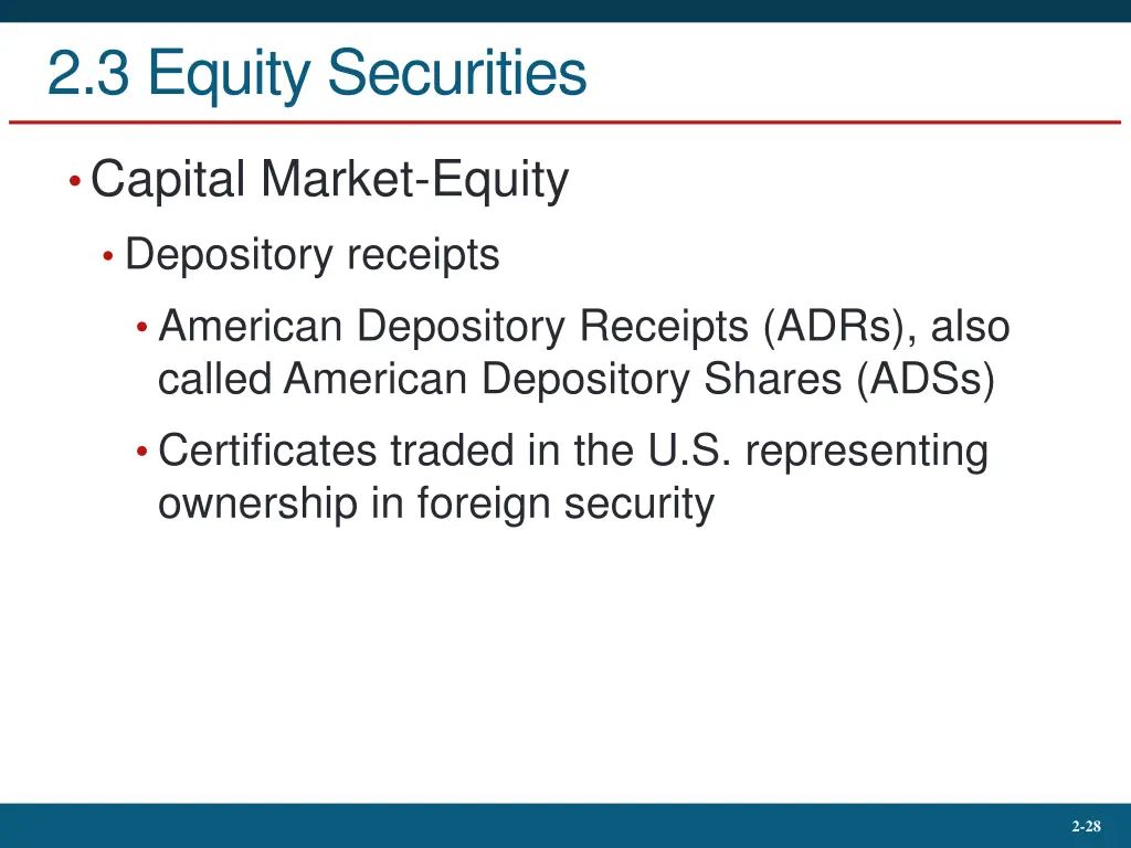 2 3 equity securities 1