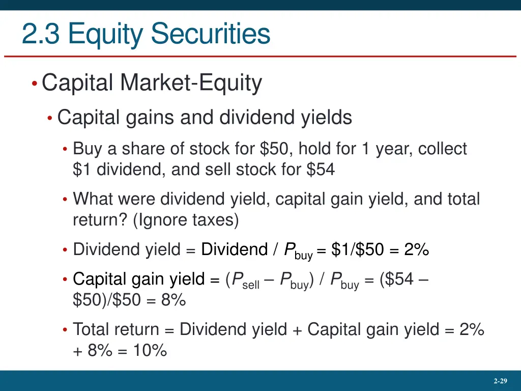 2 3 equity securities 2