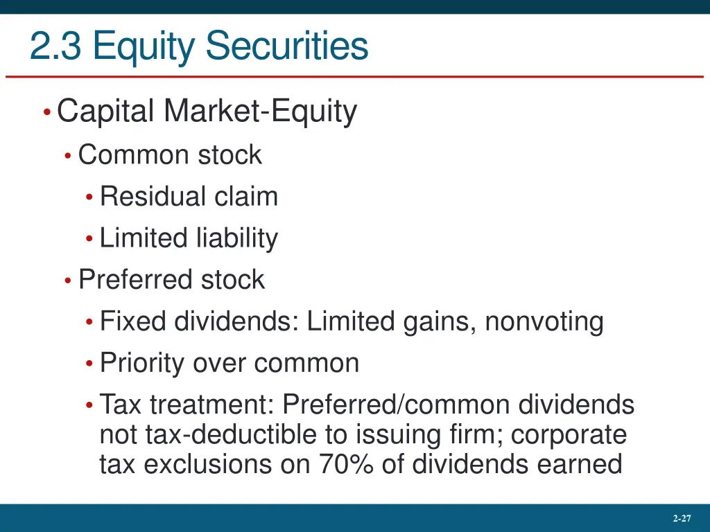 2 3 equity securities