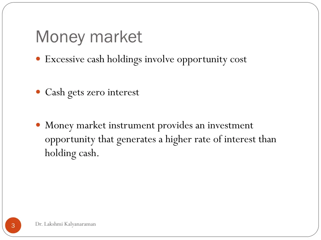 money market 2