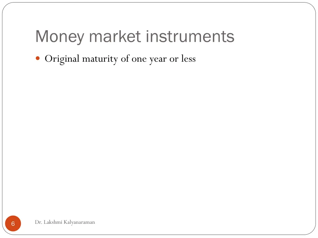 money market instruments 2