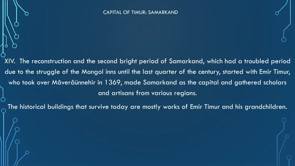 capital of timur samarkand