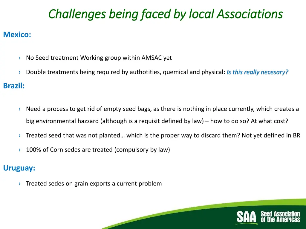 challenges being faced by local associations 1