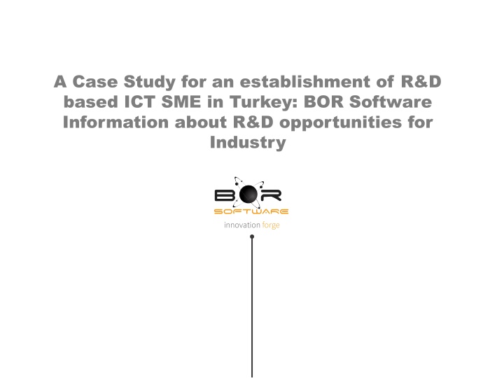 a case study for an establishment of r d based