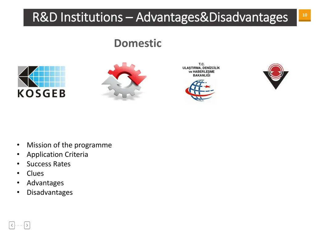 r d institutions r d institutions advantages