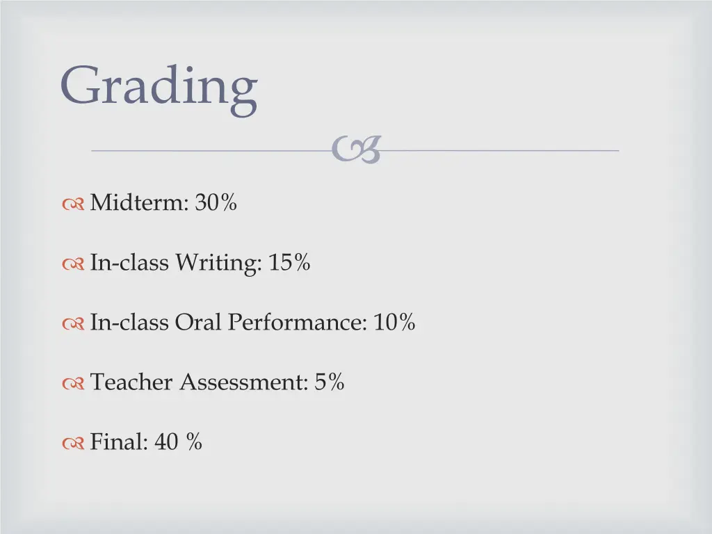 grading