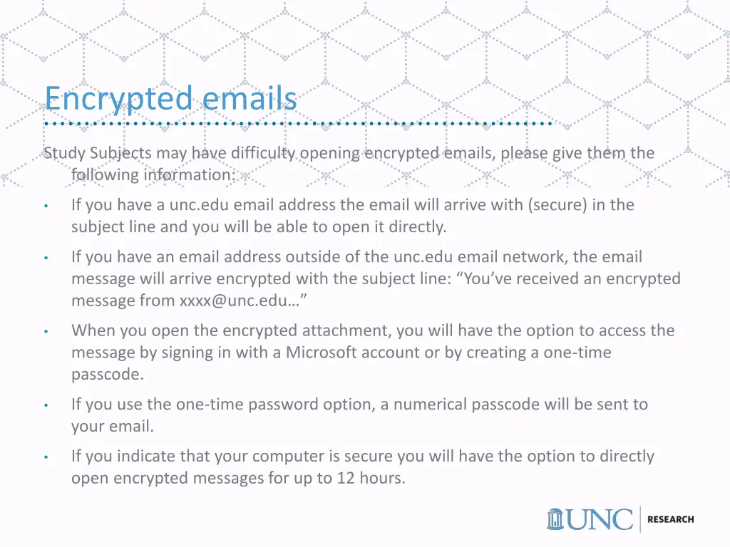 encrypted emails