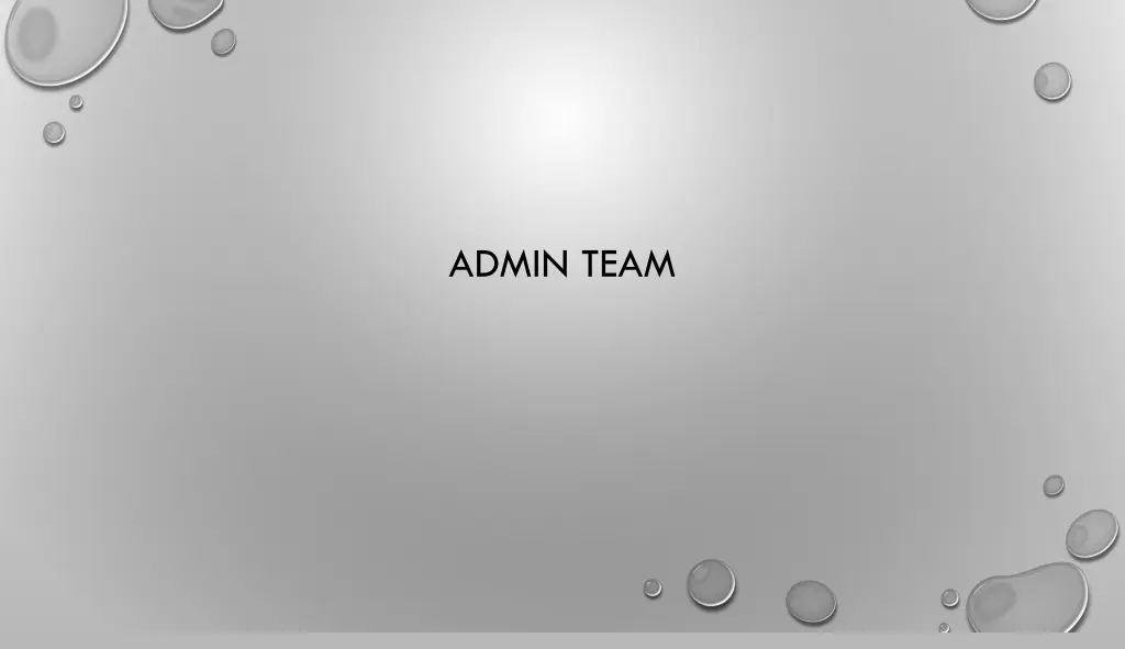 admin team