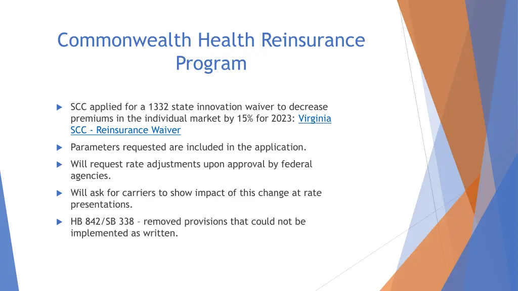 commonwealth health reinsurance program