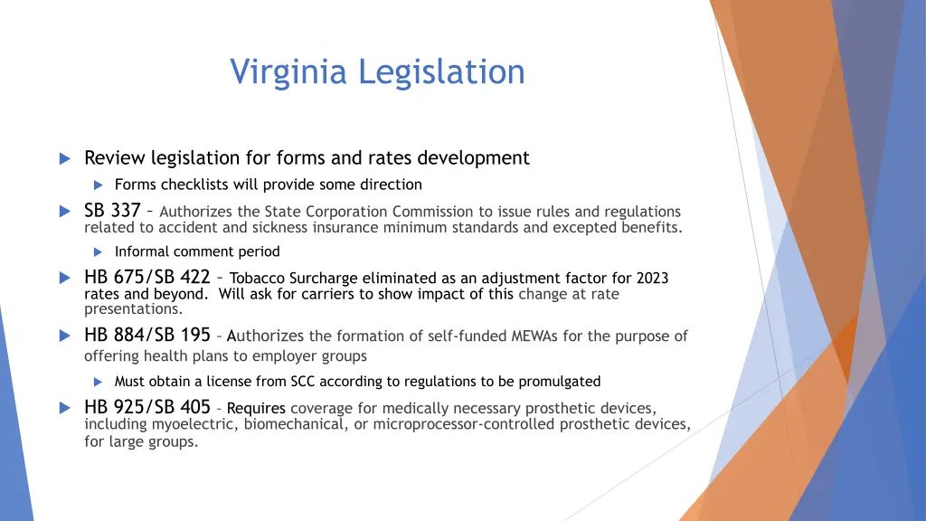 virginia legislation