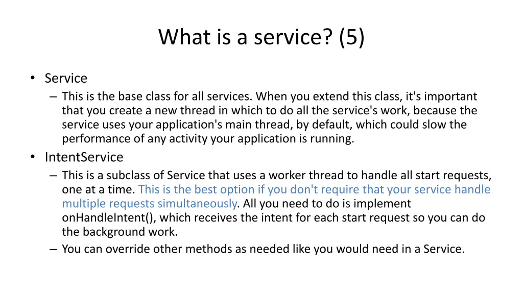 what is a service 5