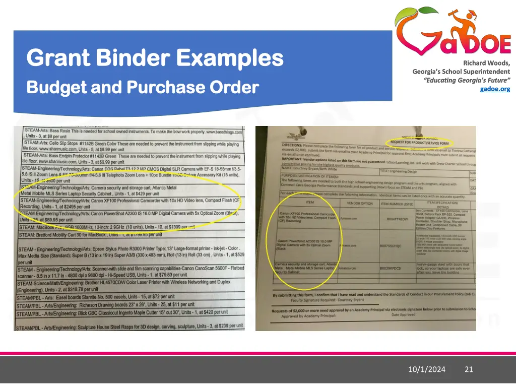 grant binder examples grant binder examples