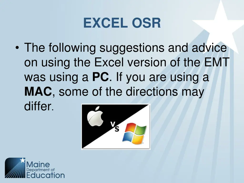 excel osr