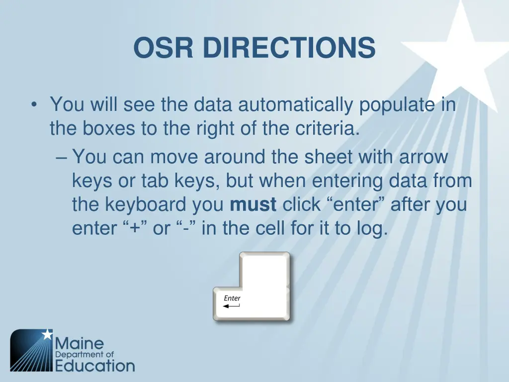 osr directions 1