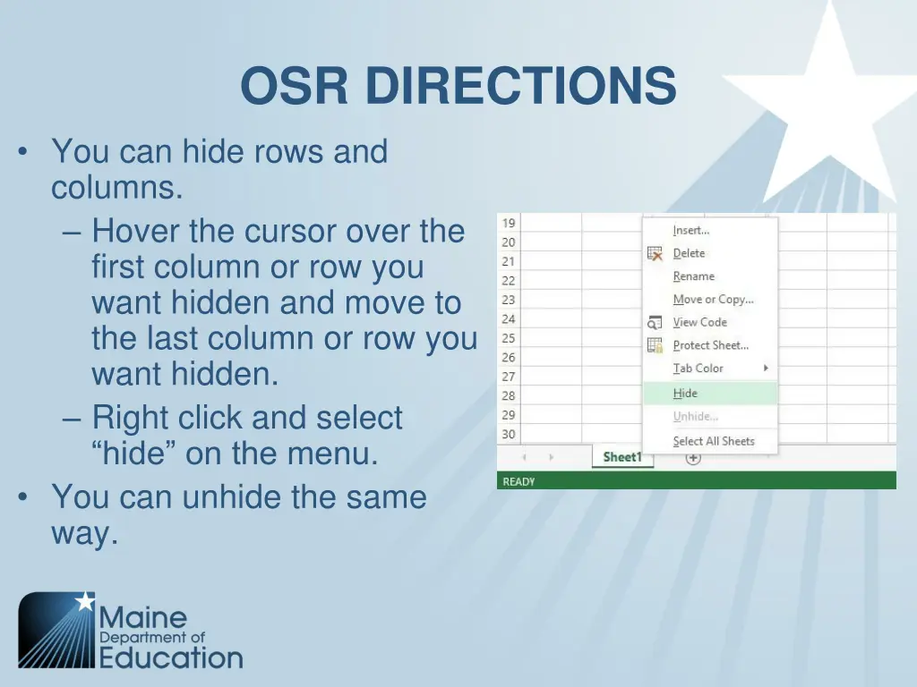 osr directions 3