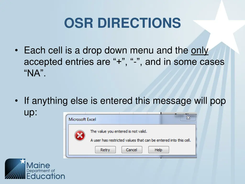 osr directions