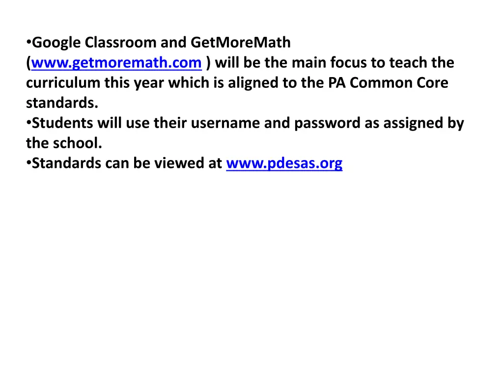 google classroom and getmoremath www getmoremath