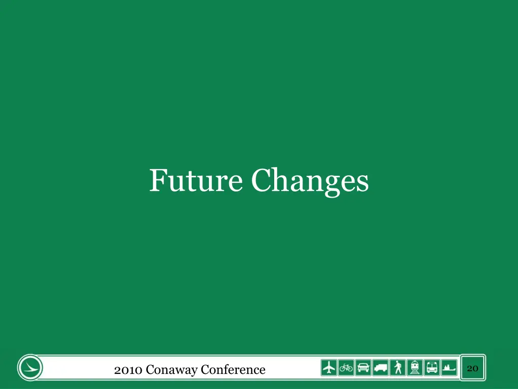 future changes