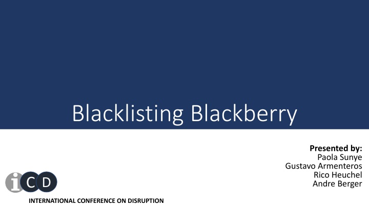 blacklisting blackberry