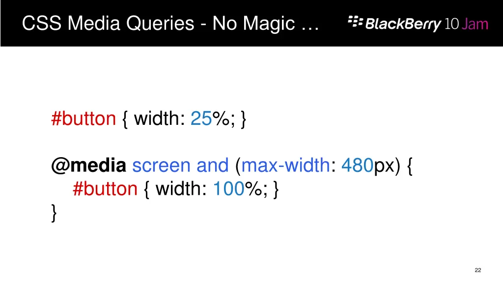 css media queries no magic