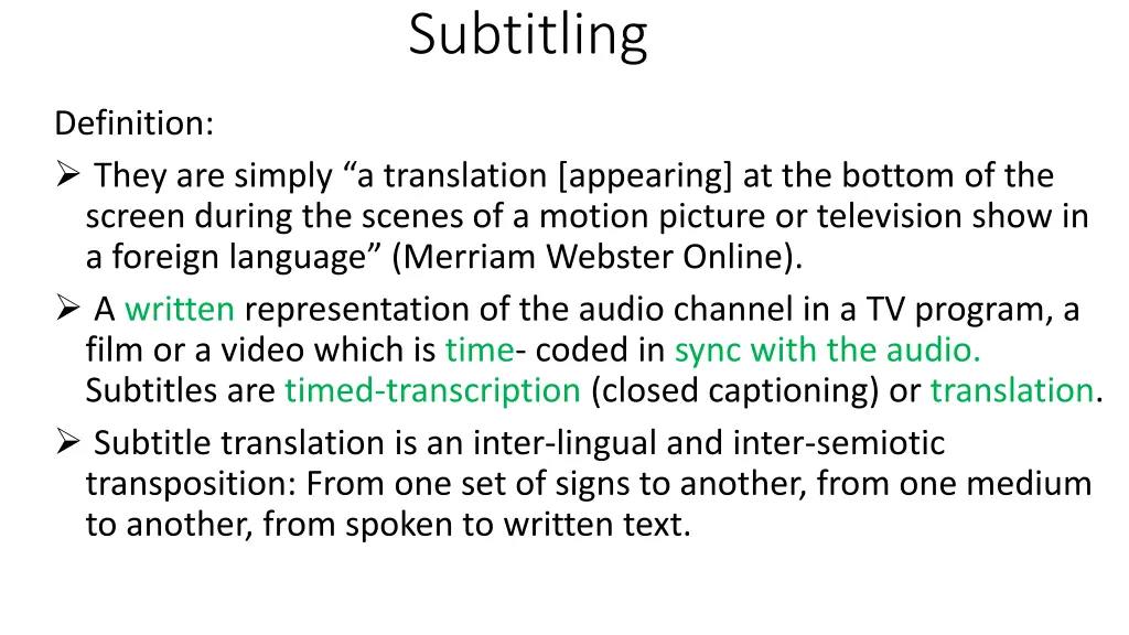 subtitling 1