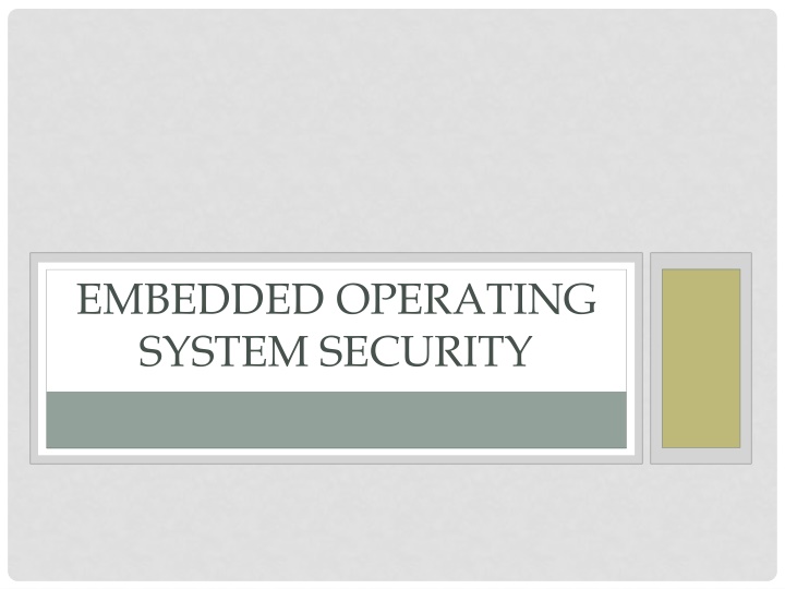 embedded operating system security