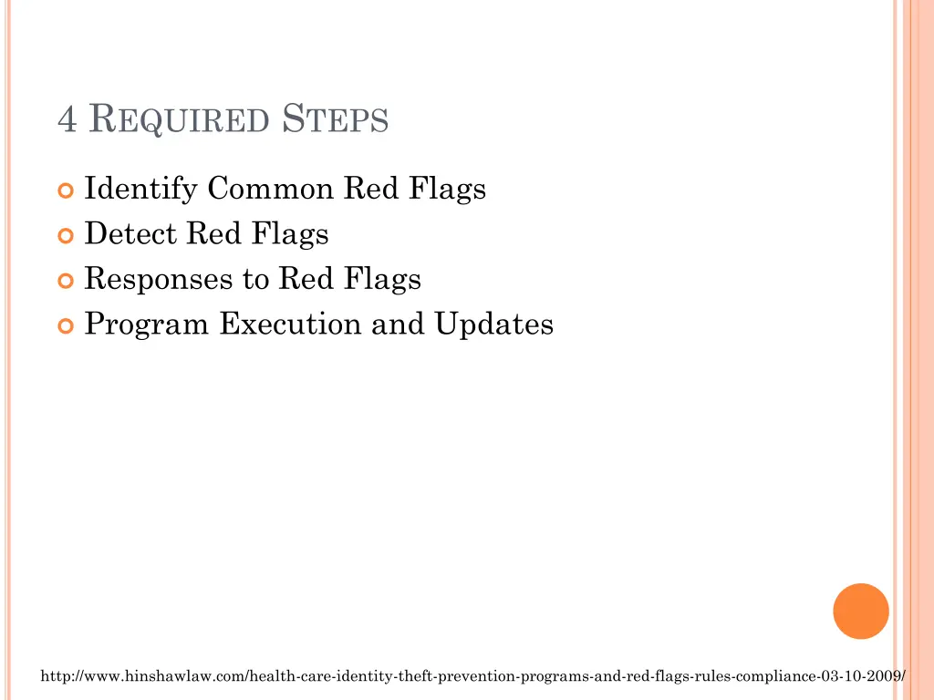 4 r equired s teps