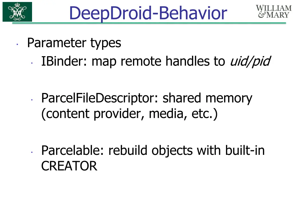 deepdroid behavior 3