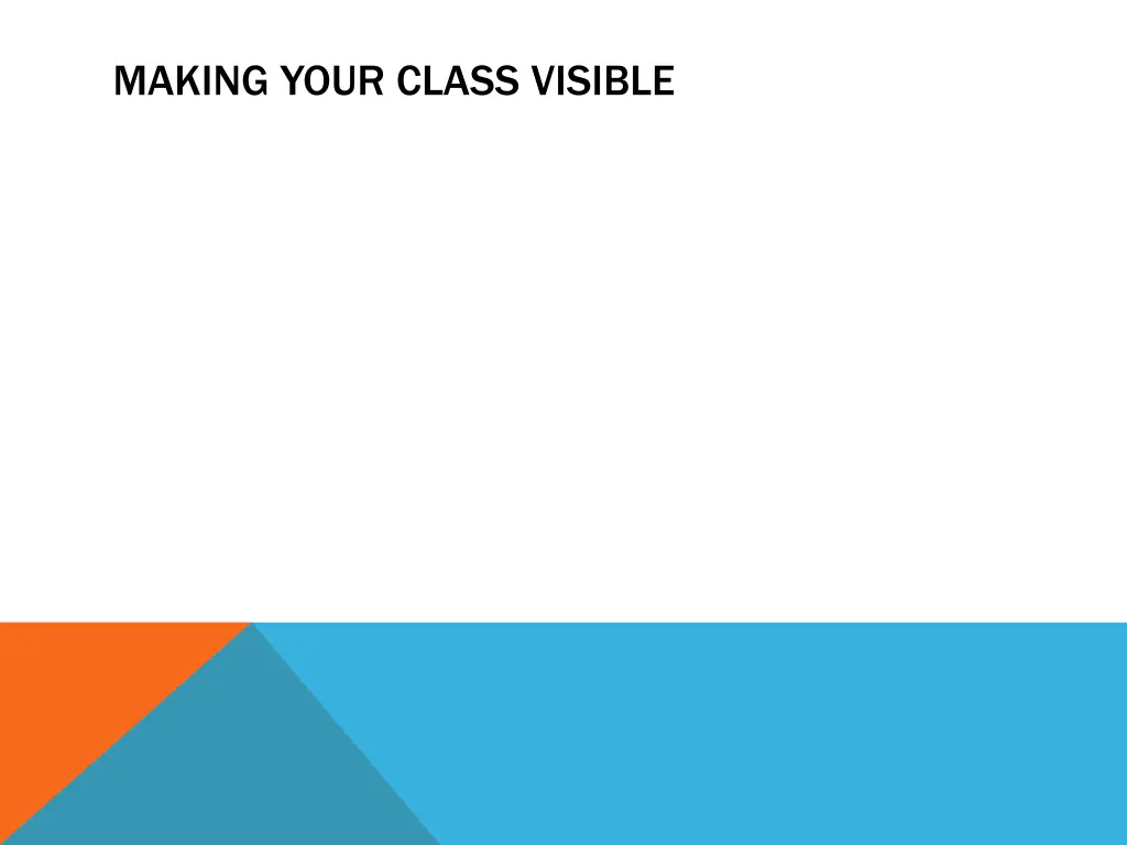 making your class visible