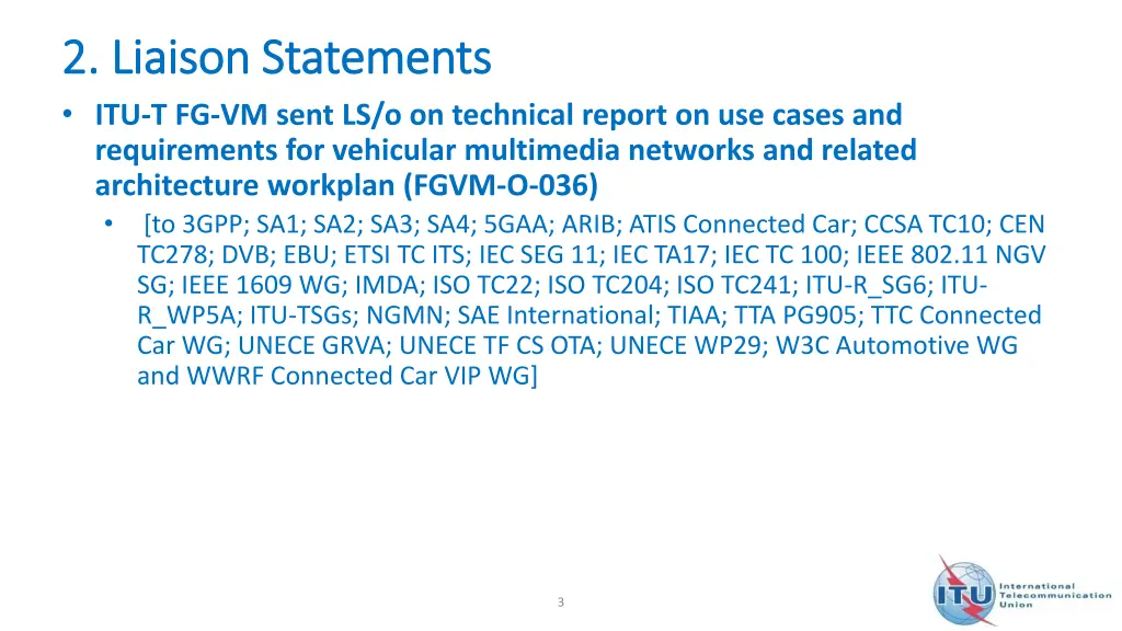 2 liaison statements 2 liaison statements