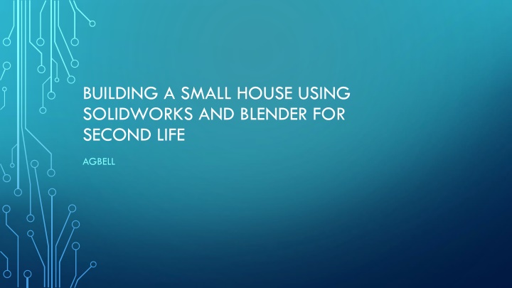 building a small house using solidworks