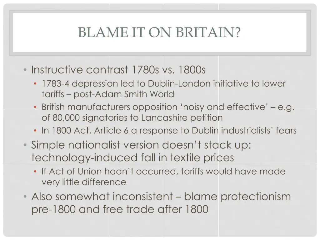 blame it on britain