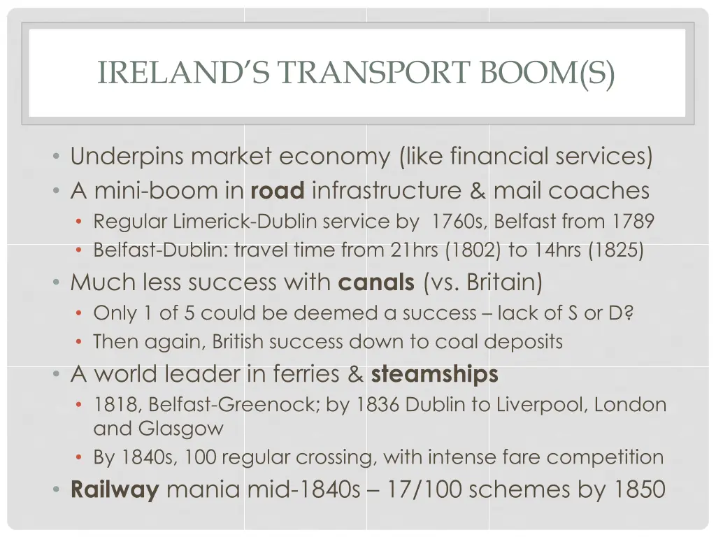 ireland s transport boom s