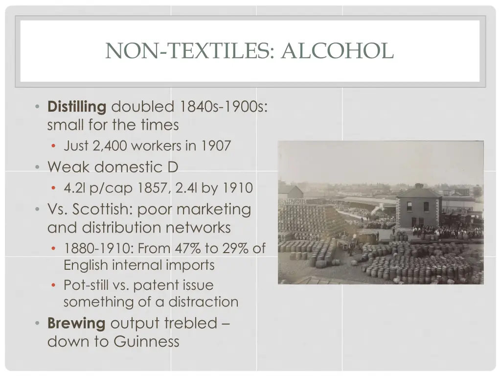 non textiles alcohol