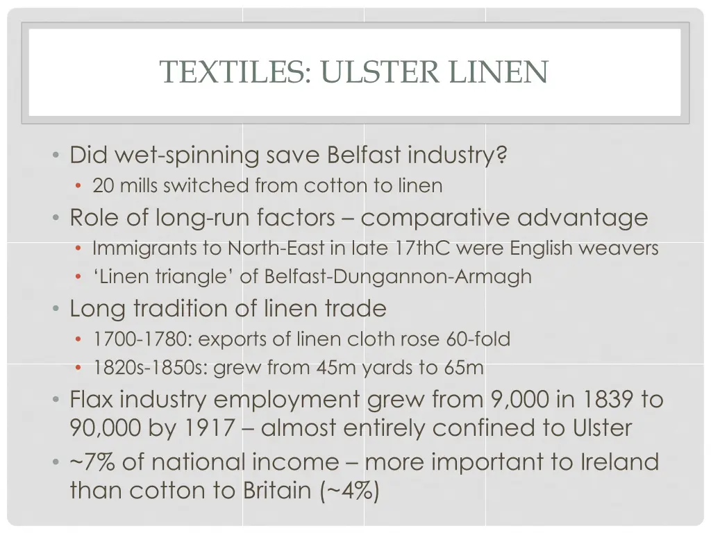 textiles ulster linen