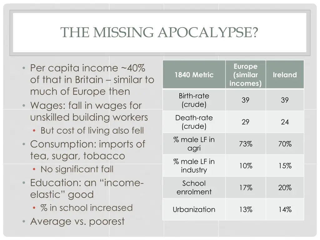 the missing apocalypse