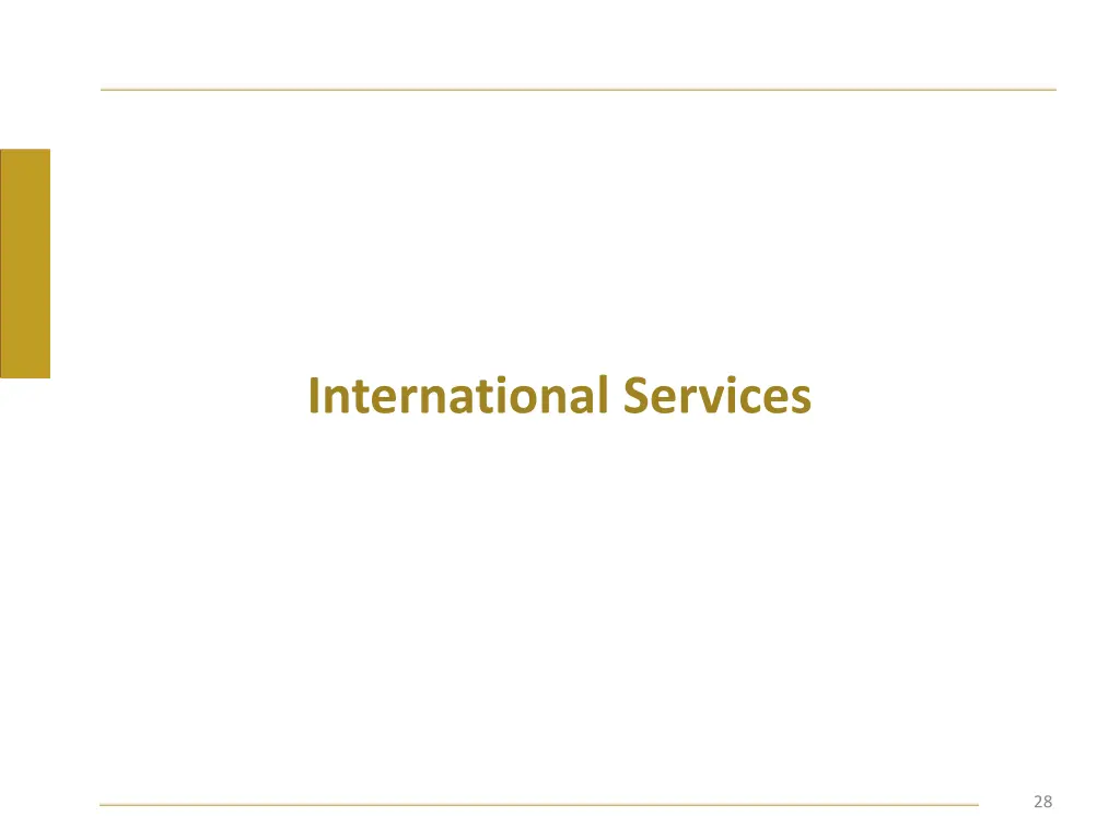 international services