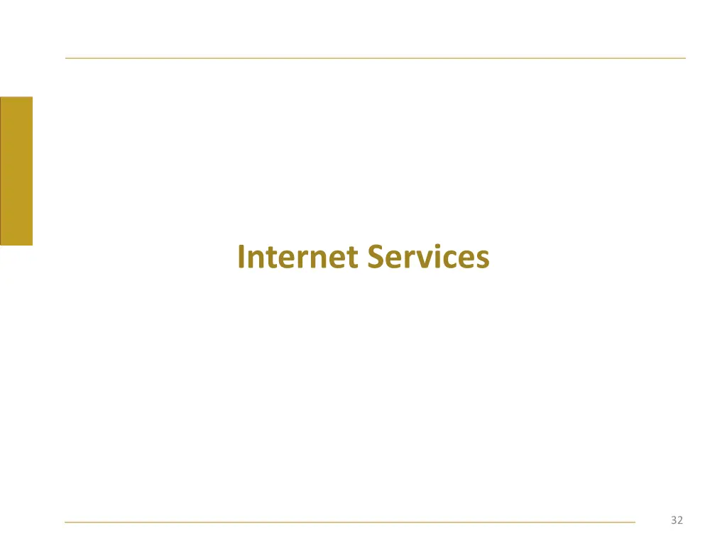 internet services