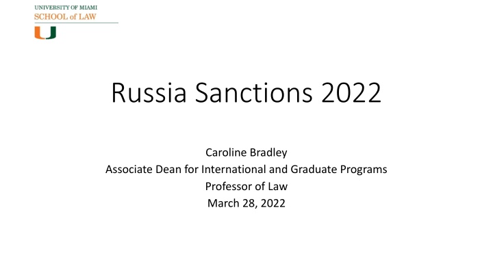 russia sanctions 2022