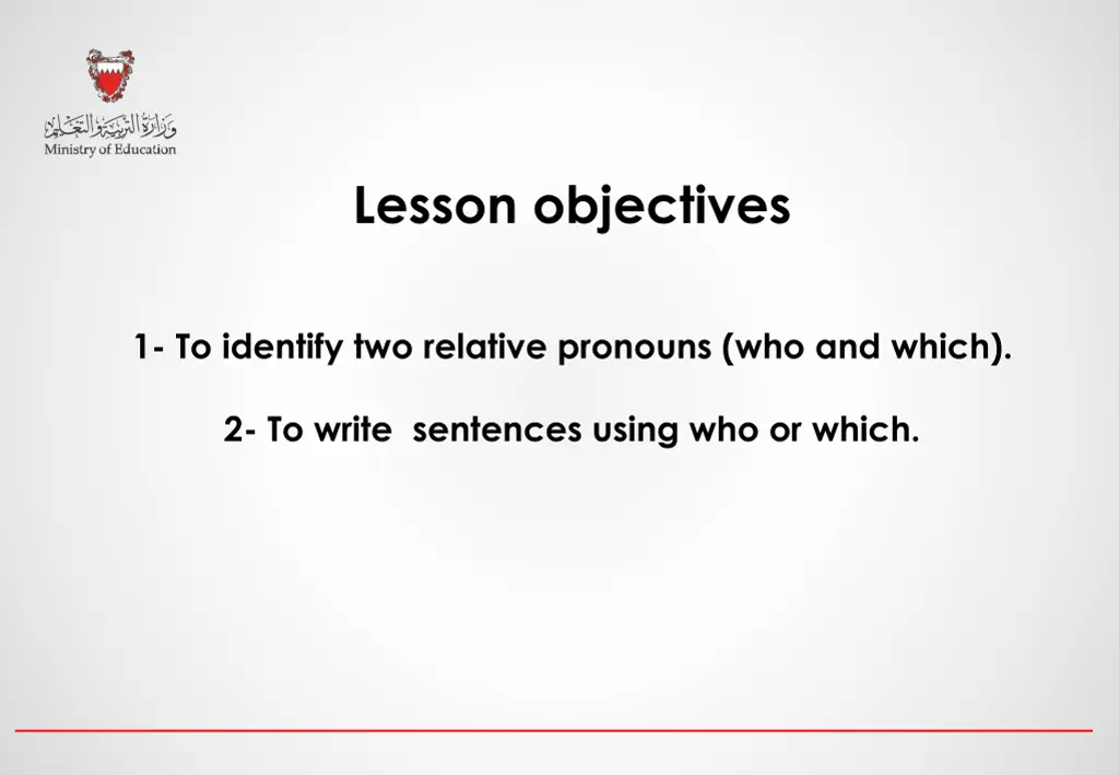 lesson objectives