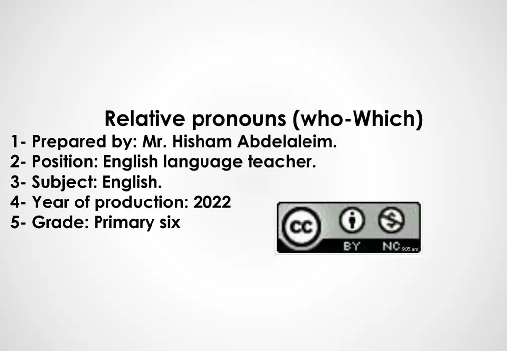 relative pronouns who which 1 prepared