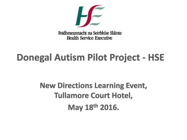 donegal autism pilot project hse