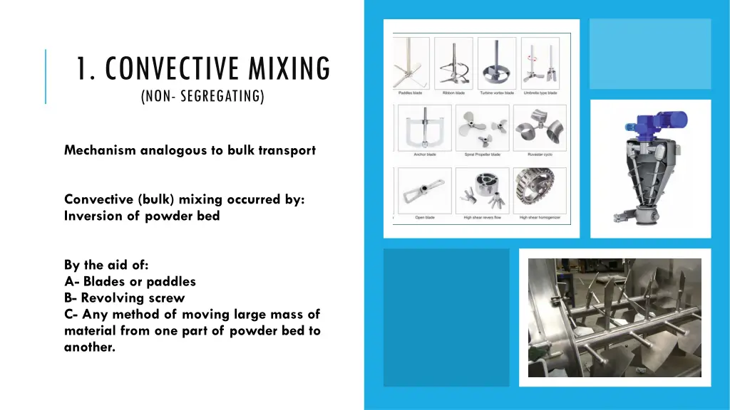 1 convective mixing non segregating