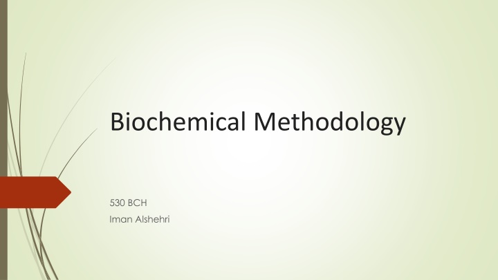 biochemical methodology